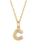 商品第10个颜色C, Saks Fifth Avenue | 14K Yellow Gold Letter Pendant Necklace