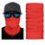商品第2个颜色Red, Balec Group | Jordefano Face Cover Mask Neck Gaiter with Dust Uv Protection Tube Neck Warmer- Pack of 5 ONE SIZE ONLY