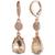 color Gold, Givenchy | Silver-Tone Crystal & Pavé Crystal Double Drop Earrings