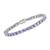 颜色: 7 in, Ross-Simons | Ross-Simons Tanzanite Tennis Bracelet in Sterling Silver