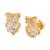 商品Kate Spade | Gold-Tone Crystal Present Stud Earrings颜色Clear/gold.