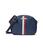 商品Tommy Hilfiger | Waverly II-Crossbody-Coated Square Monogram w/ Varsity Stripe颜色Tommy Navy/Charcoal Blue