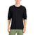 商品Alfani | Men's Long Sleeve Supima Crewneck T-Shirt, Created for Macy's颜色Deep Black