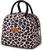 颜色: leopard, Zulay Kitchen | Insulated Tote Lunch Bag Women With Soft Padded Handles