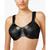 color Black, Bali | Minimizer Satin Tracings Comfort Strap Underwire Bra 3562