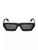 颜色: BLACK DARK GREY, Off-White | Manchester Rectangular Sunglasses