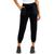 color Black, Planet Gold | Juniors' High-Rise Sherpa Jogger Pants