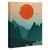 颜色: blue 24" x 30", DENY Designs | Nature Magick Emerald River Teal Sunset Art Canvas
