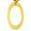 颜色: Gold-O, ADORNIA | Crystal & Paper Clip Chain Initial Bracelet