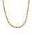 颜色: Gold Over Silver, Macy's | Rope Link 22" Chain Necklace in Sterling Silver