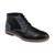 color Black, Vance Co. | Men's Franco Plain Toe Chukka Boots