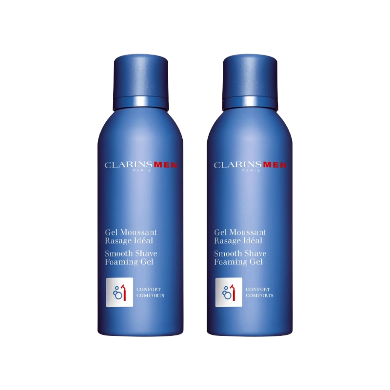颜色: 150ml*2瓶, Clarins | Clarins娇韵诗男士柔滑剃须泡沫 150ml 缓解刺激剃须不伤肤