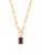 颜色: FEB, brook & york | Mackenzie 14K-Yellow-Gold Vermeil & Birthstone Pendant Necklace