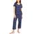 商品第2个颜色Medieval Blue Dot Floral, Charter Club | Women's Short Sleeve Cotton Essentials Printed Pajama Set, Created for Macy's