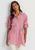 color NOVEAU BRIGHT PINK/WHITE, Ralph Lauren | Striped Logo Linen Shirt