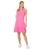 商品U.S. POLO ASSN. | Sleeveless Split-Neck Polo Dress颜色Pink Sangria