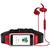 颜色: red, HyperGear | HyperGear ActiveGear Wireless Earphones + Sport Belt