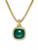 颜色: MALACHITE, David Yurman | Albion Pendant in 18K Yellow Gold