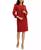 颜色: Brick, Le Suit | Women's Crepe Open Front Jacket & Crewneck Sheath Dress Suit Set, Regular & Petite