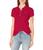 商品Nautica | Women's 5-Button Short Sleeve Cotton Polo Shirt颜色Nautica Red