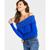 Charter Club | Women's 100% Cashmere Embellished Off-The-Shoulder Sweater, Created for Macy's, 颜色Bright Blue