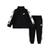 商品NIKE | Toddler Boys Wordmark Taping Tricot Jacket and Joggers, 2 Piece Set颜色Black White