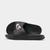 商品NIKE | 女士 Nike Benassi JDI Swoosh Slide Sandals颜色343881-007/Black/Rose Gold
