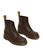 Dr. Martens | 1460 Crazy Horse Leather Boots, 颜色Dark Brown Crazy Horse