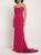 GIUSEPPE DI MORABITO | Crepe Georgette Strapless Long Dress, 颜色Fuchsia