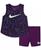 颜色: P0kviotech, NIKE | Toddler Girls Veneer Tank Top and Shorts Set