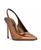 颜色: Bronze Mirror Metallic, Nine West | Women's Feather Pointy Toe Slingback Dress Pumps