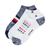 商品Tommy Hilfiger | Men's 3-Pk. Logo No-Show Knit Socks颜色White