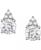 颜色: White Topaz/White Gold, Macy's | Gemstone & Diamond Accent Stud Earrings