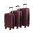 商品第4个颜色Burgundy, American Green Travel | Andante Hardside Spinner Suitcase Luggage Set, 3 Piece