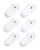 颜色: White, Ralph Lauren | Cotton Blend Performance Low Cut Socks, Pack of 6