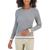 商品第7个颜色Med Heather Grey, Tommy Hilfiger | Women's Cotton Cable-Knit Tipped Sleeve Sweater