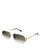 Cartier | Decor 24 Carat Gold Plated Rimless Rectangular Sunglasses, 58mm, 颜色Gold/Gray Gradient