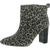 color Leopard Print, Charles David | Charles by Charles David Womens Bally Faux Leather Slip On Booties