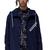 颜色: Blue, Konus | Men's Hooded Jacket In Water Repellent Fabric