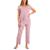 商品Charter Club | Women's Printed Lace-Trim 2-Pc. Pajama Set, Created for Macy's颜色Sachet Toss Floral