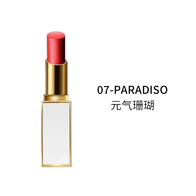 颜色: 07-Paradiso-元气珊瑚, Tom Ford | 汤姆福特细白管口红滋润唇膏 3.3g