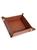 color TAN, ROYCE New York | Leather Catchall Tray
