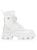 color WHITE, Prada | Lug-Sole Leather Combat Boots