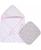 颜色: Pink Gray, Miracle Baby | Boys and Girls Muslin Hooded Towel Washcloth Set