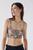 color Brown Multi, Urban Outfitters | UO Nadia Cropped Cami