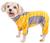 颜色: sunkist yellow orange and gray, Pet Life | Pet Life  Active 'Warm-Pup' Stretchy and Quick-Drying Fitness Dog Yoga Warm-Up Tracksuit