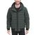 商品DKNY | Men's Quilted Hooded Bomber Jacket颜色Dark Olive