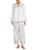 颜色: WHITE, Natori | 2-Piece Satin Pajama Set