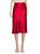商品第30个颜色RED, Renee C. | Satin Midi Skirt