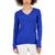 商品Karen Scott | Women's Solid V-Neck Sweater, Created for Macy's颜色Ultra Blue